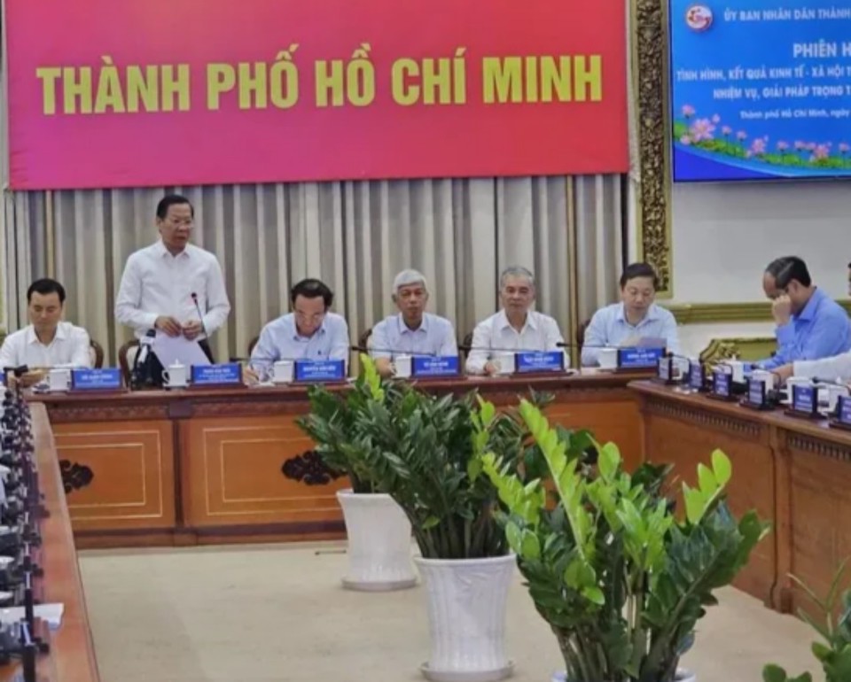 Chủ tịch UBND TP Hồ Chí Minh Phan Văn Mãi phát biểu khai mạc