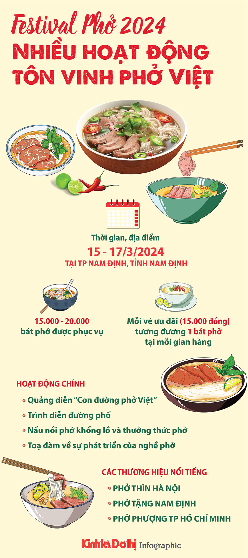 Festival Phở 2024: Nhiều hoạt động tôn vinh ẩm thực truyền thống - Ảnh 1