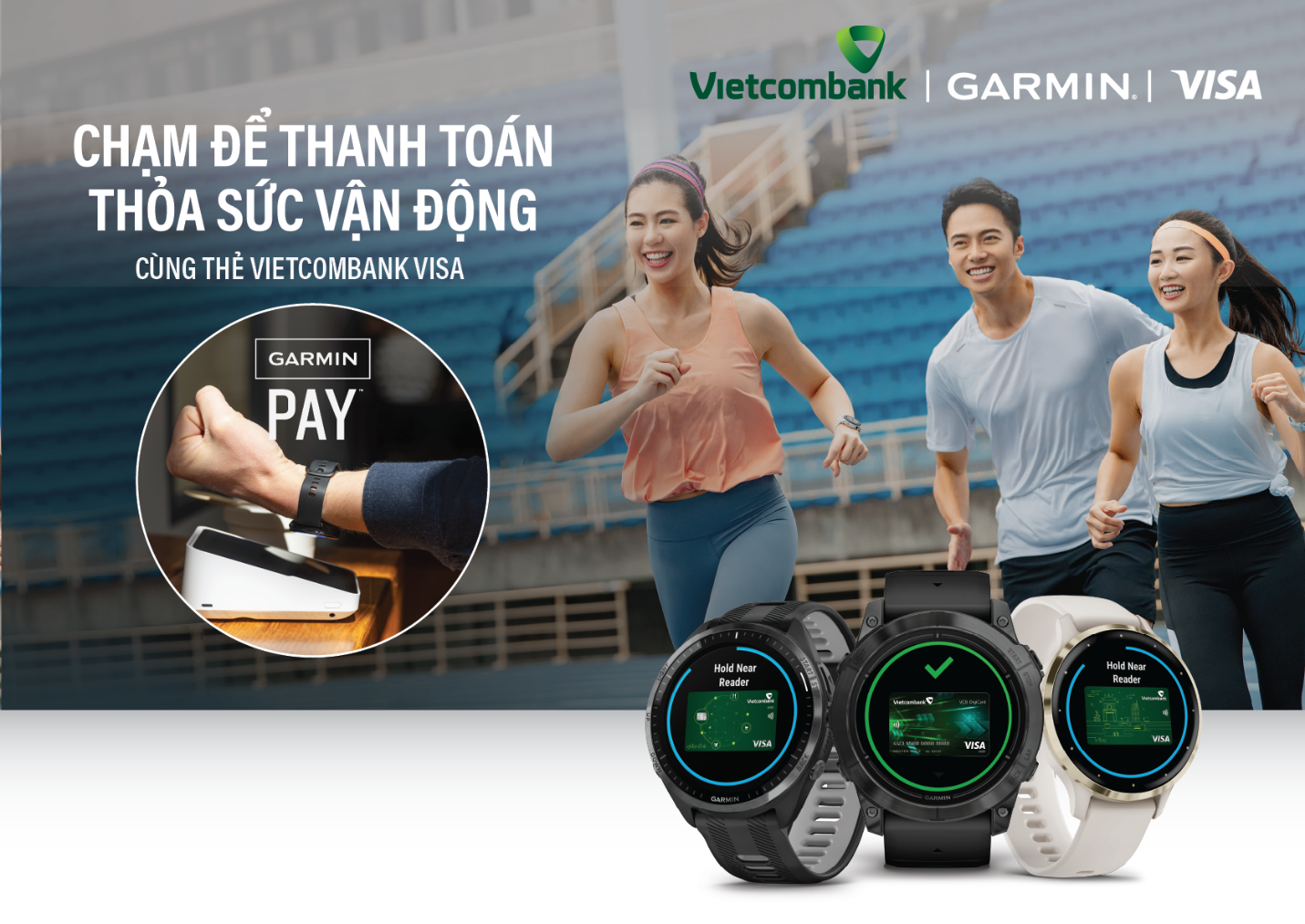 Vietcombank triển khai thanh toán một chạm Garmin Pay cho thẻ Visa - Tạp  chí Tài chính