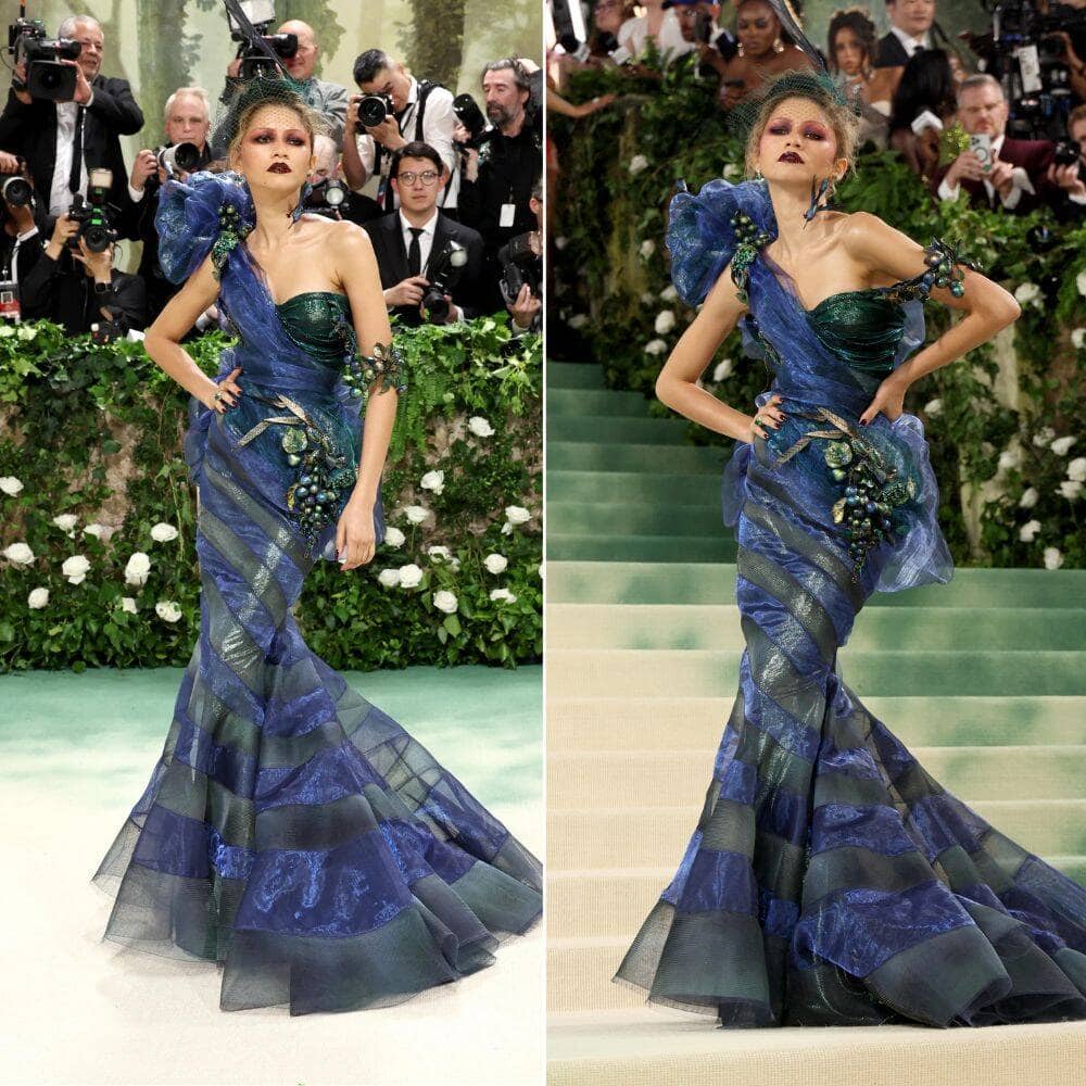 Zendaya là một trong những người dẫn chương trình của Met Gala 2024. Ảnh: X