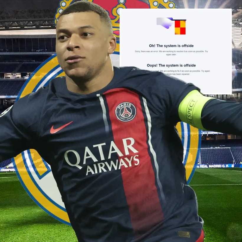 Vừa thông báo sở hữu Mbappe, trang chủ Real Madrid ‘có biến’