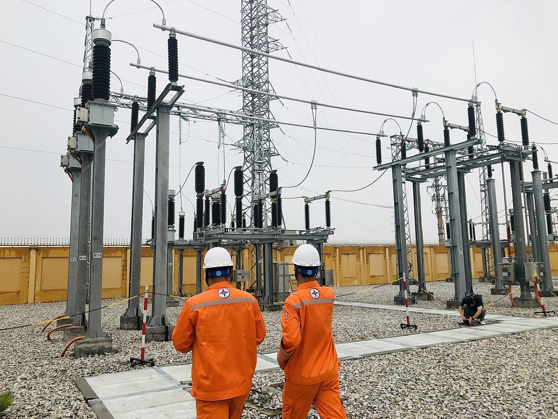 EVNNPC tổ chức Lễ gắn biển công trình TBA 110kV Hưng Hà 2 và nhánh rẽ