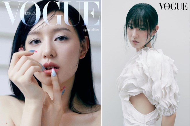 Kim Ji Won chứng minh sức hút khi xuất hiện trên tạp chí thời trang Vogue Korea. Ảnh: Vogue