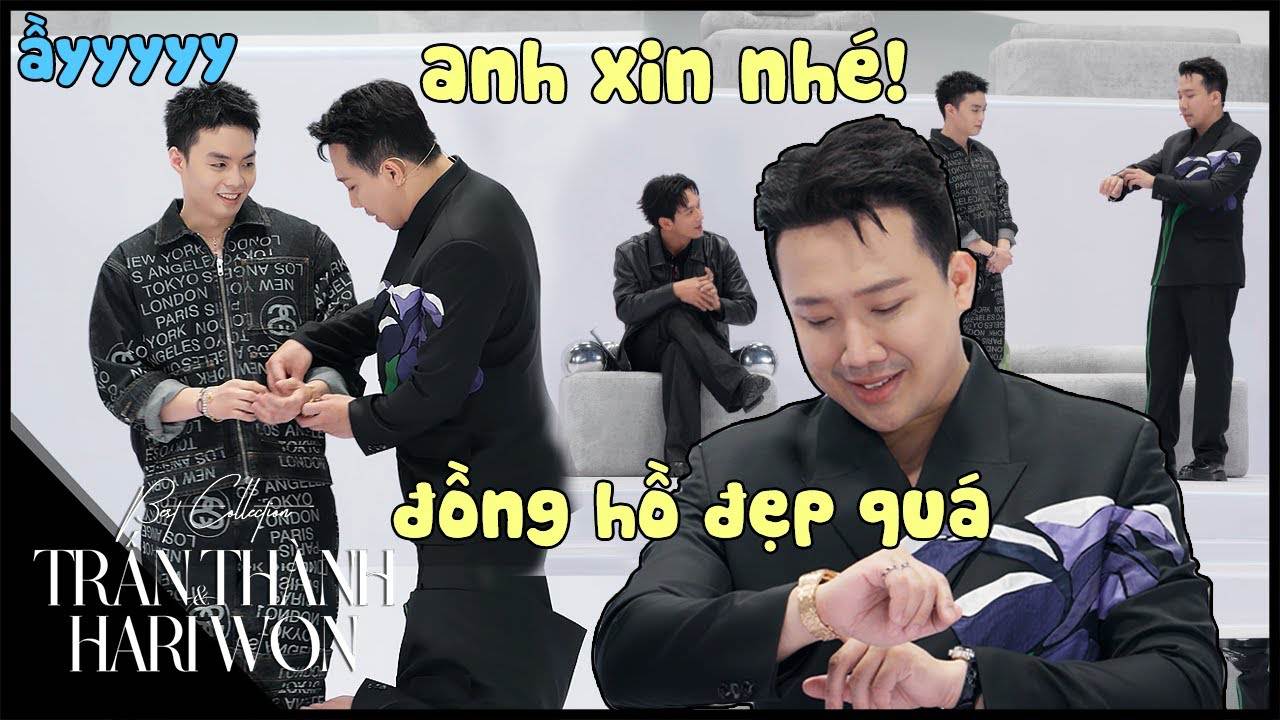 Trấn Thành “xin vía” giàu có của NEGAV. Ảnh: Cắt từ video.