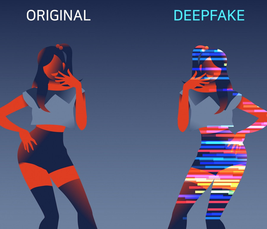 Deepfake tạo ra những bức ảnh, video làm giả đối tượng ngoài đời thực. han quoc Deepfake khieu dam len loi trong nhom chat (1).jpg