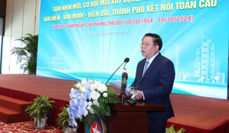Trưởng Ban Tuyên giáo T.Ư Nguyễn Trọng Nghĩa phát biểu kết luận Hội thảo.