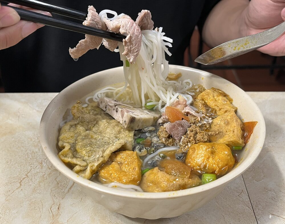 Công thức nấu bún riêu
