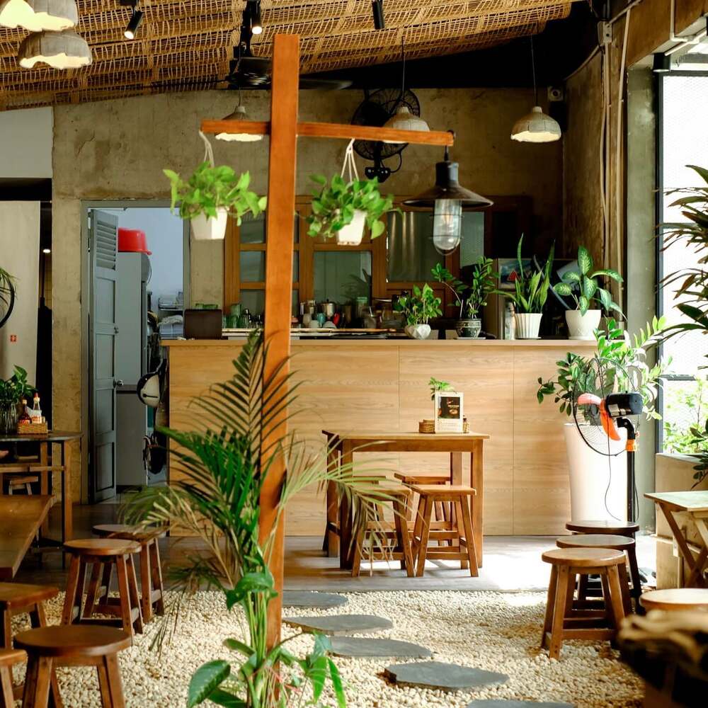 Không gian quán xôi đẹp như quán cà phê. Ảnh: Xôi Bát