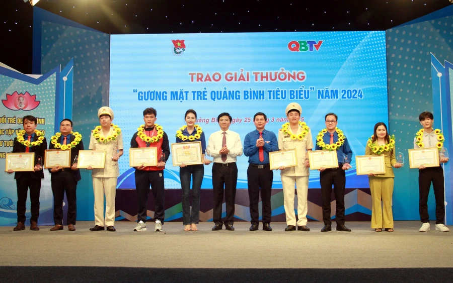 Quảng Bình tuyên dương 9 gương mặt trẻ tiêu biểu năm 2024.
