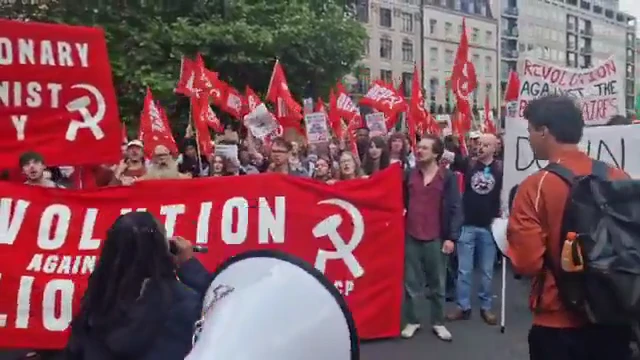 Biển người rầm rộ biểu tình ở thủ đô London