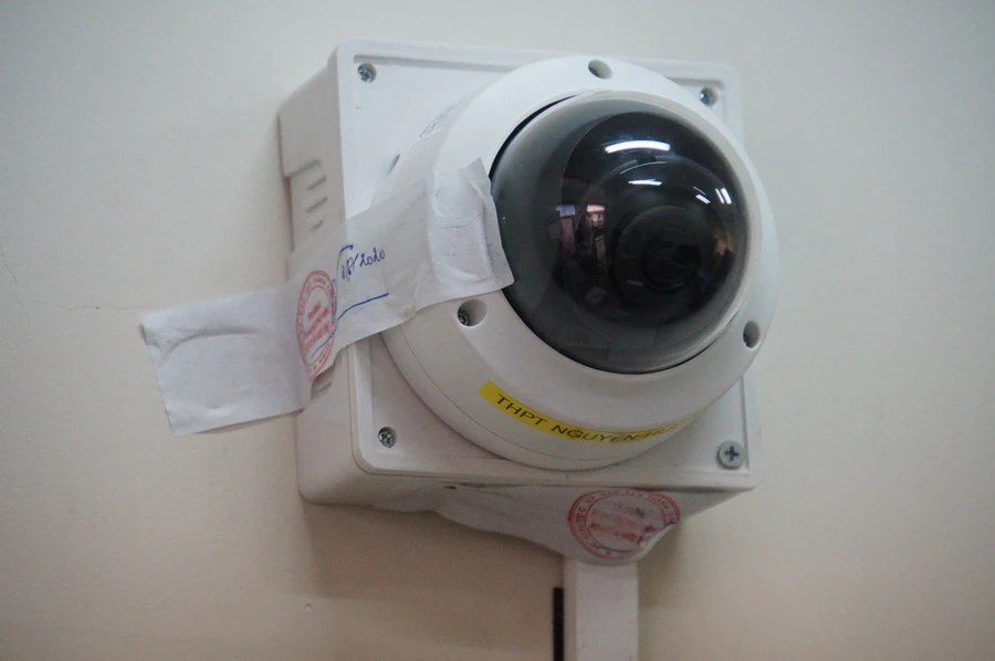 TPHCM lắp đặt camera giám sát tại 171 điểm thi tốt nghiệp THPT. Ảnh: Lê Nam