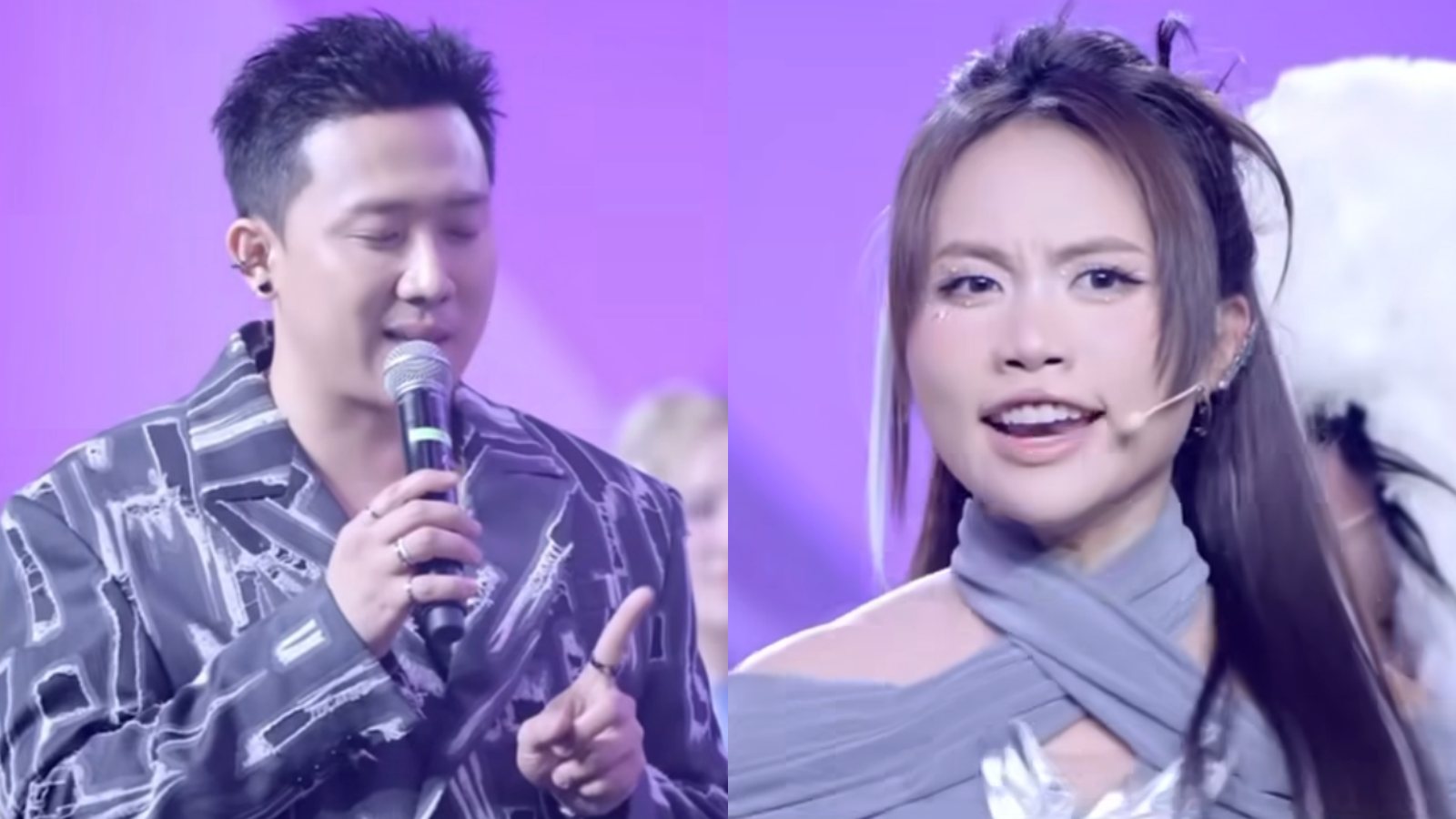 Trấn Thành vẫn giữ cách xưng hô chú - cháu với Phương Mỹ Chi hơn 10 năm. Ảnh: Nhà sản xuất Em xinh say hi