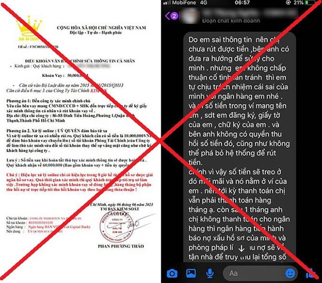 Vay tiền online giải ngân trong vài phút - mất trắng trong vài giây