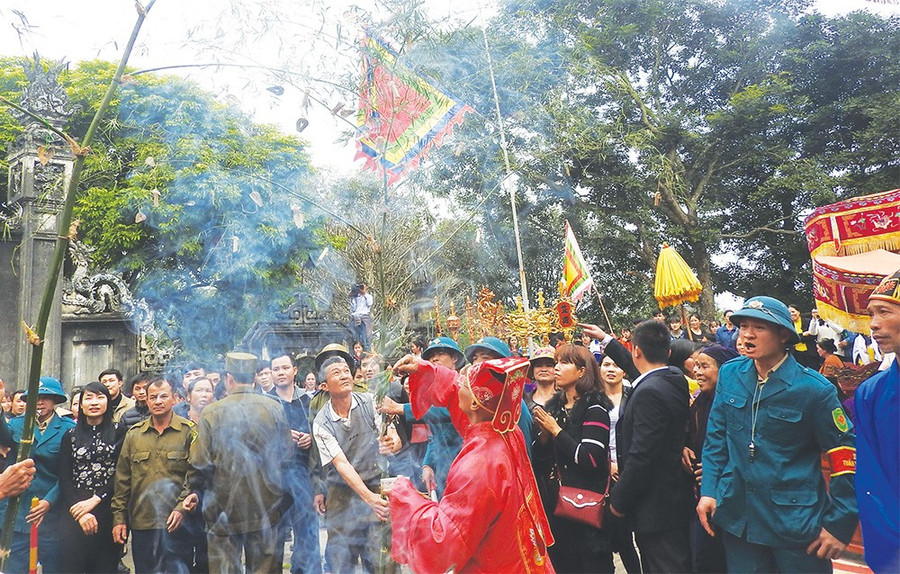 Trò chơi dân gian “Cướp Kén” làng Dị Nậu.