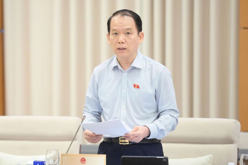 Chủ nhiệm Ủy ban Pháp luật và Tư pháp Hoàng Thanh Tùng. Ảnh: QH