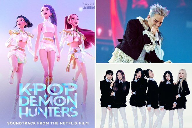 Nhóm nhạc ảo của phim Thợ săn quỷ Kpop san bằng thành tích với G-Dragon