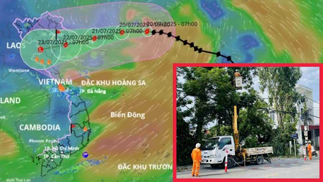 EVN ra thông báo khẩn để đảm bảo điện, ứng phó bão số 3 Wipha