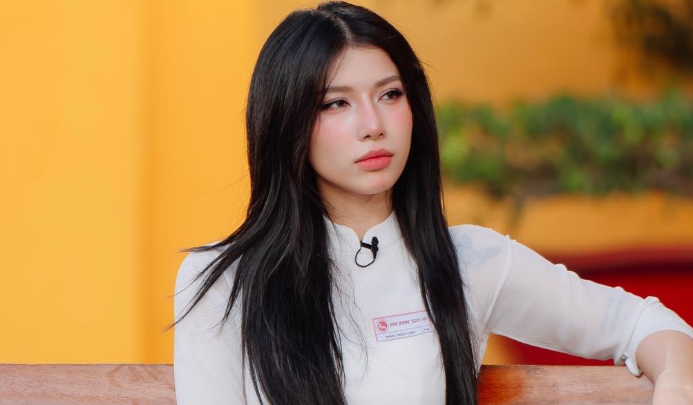 LyHan được chú ý khi tham gia Em xinh say hi. Ảnh: NSX Em xinh say hi