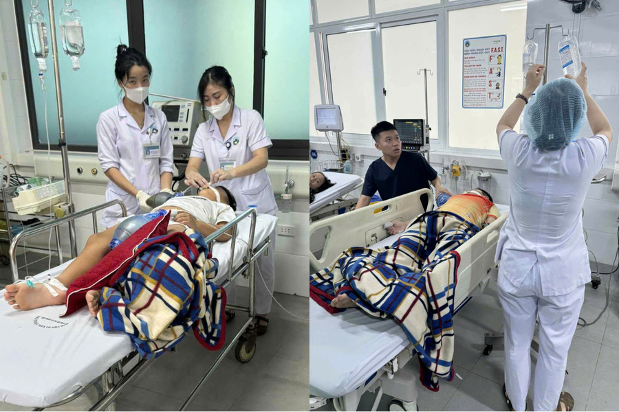 Hiện trường xảy ra vụ việc thương tâm.