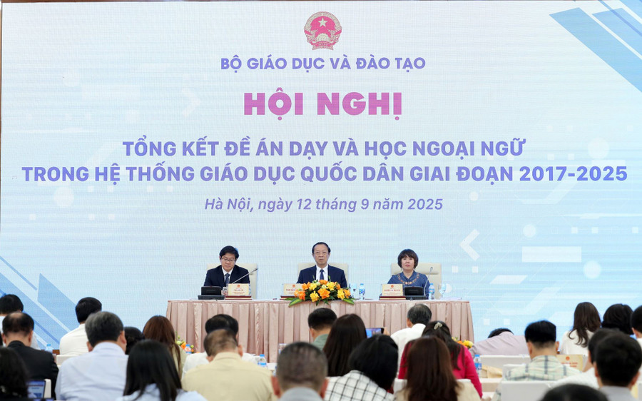 Hội nghị tổng kết Đề án dạy và học ngoại ngữ trong hệ thống giáo dục quốc dân giai đoạn 2017-2025.