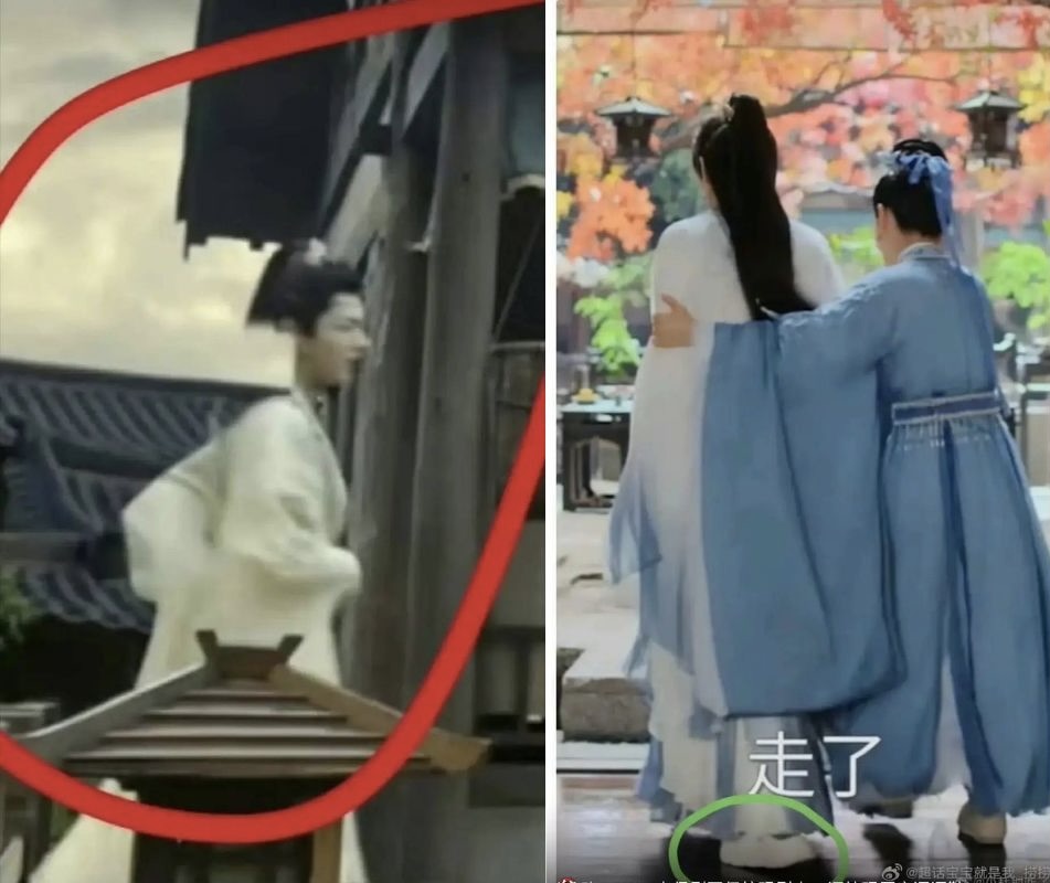 Loạt “sạn” trong bộ phim “Phó Sơn Hải” do Thành Nghị đóng chính. Ảnh: Nhà sản xuất