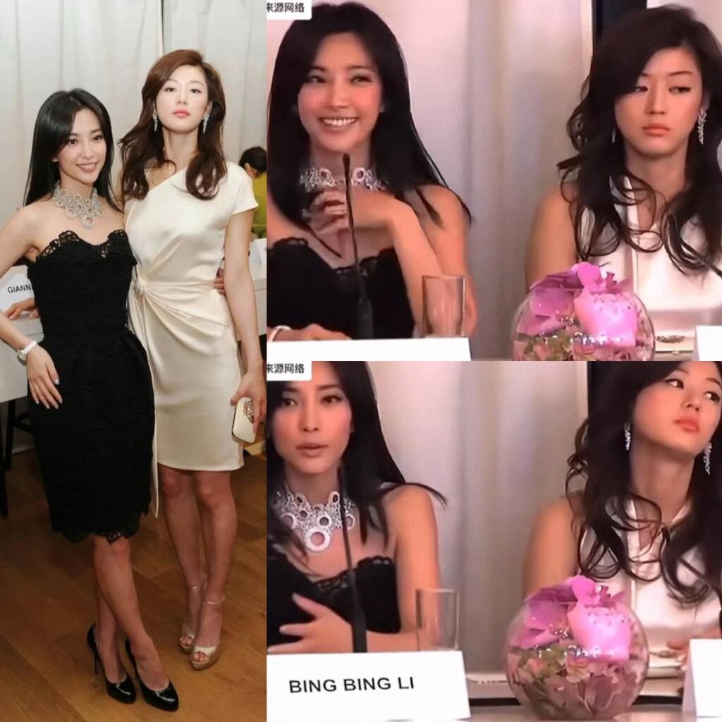 Jun Ji Hyun bị cho là kiêu ngạo, coi thường Lý Băng Băng. Ảnh: cắt từ video