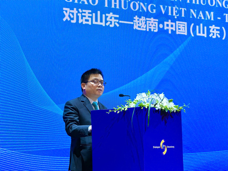 Thứ trưởng Bộ Công Thương Trương Thanh Hoài phát biểu tại hội nghị. Ảnh: Đ.N.