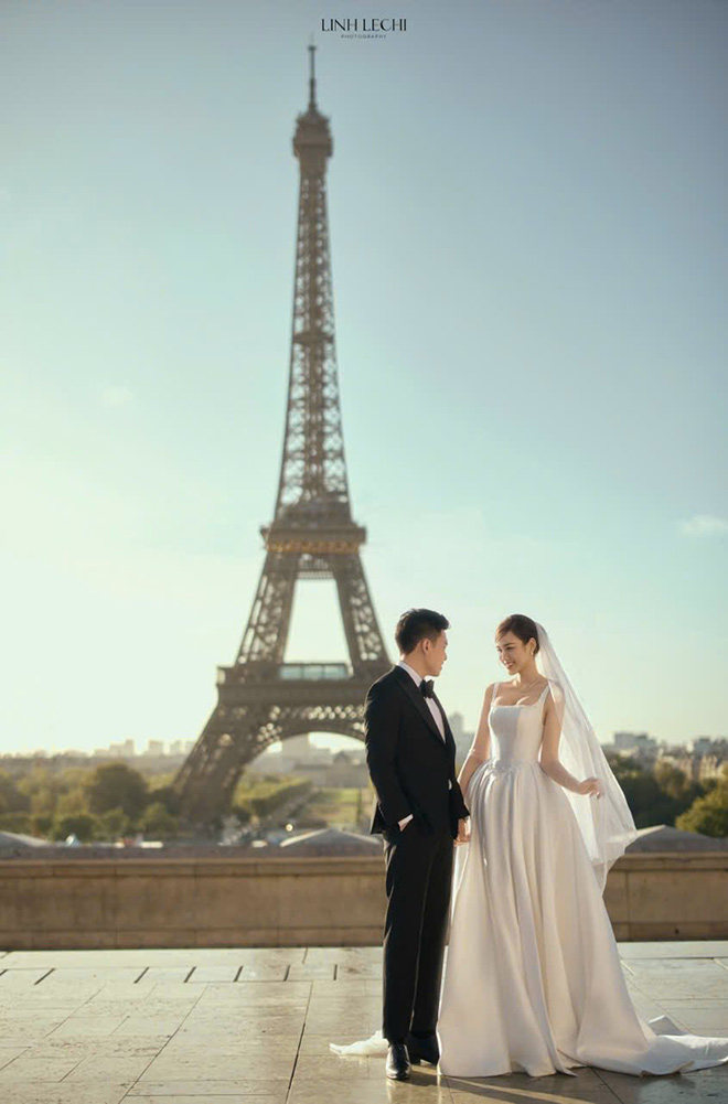 Ảnh cưới Đỗ Thị Hà và doanh nhân Viết Vương - thiếu gia Tập đoàn Sơn Hải. Ảnh: Lê Chí Linh