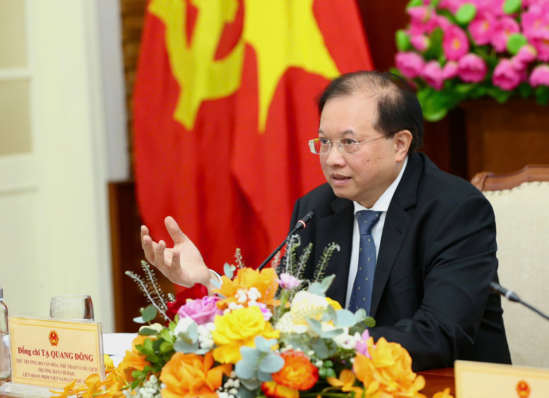Thứ trưởng Bộ Văn hóa, Thể thao và Du lịch - ông Tạ Quang Đông. Ảnh: Trần Huấn