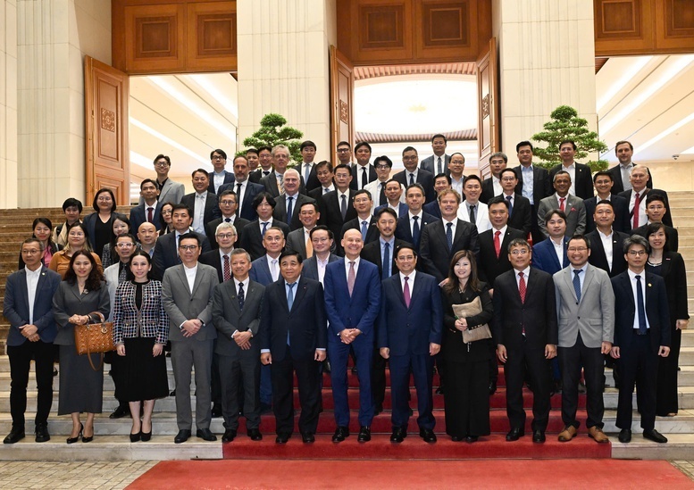 Thủ tướng cho biết, Việt Nam cam kết đảm bảo ổn định, kiến tạo cho phát triển, tạo điều kiện tốt nhất để các doanh nghiệp đầu tư hiệu quả tại Việt Nam. Ảnh: VGP/Nhật Bắc.