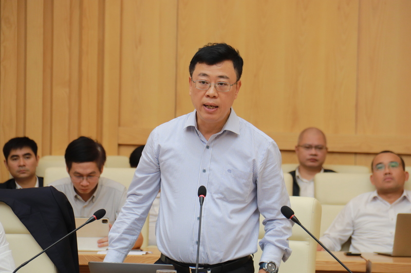 Chủ tịch Hội đồng thành viên NSMO Nguyễn Đức Cường phát biểu