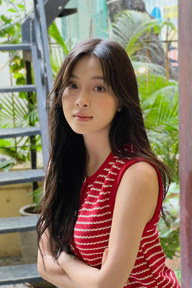 Ngọc Trâm thừa nhận không tránh khỏi áp lực. Ảnh: Nhân vật cung cấp