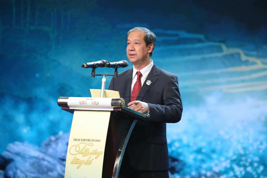 Bộ trưởng Bộ GD&ĐT Nguyễn Kim Sơn phát biểu tại Chương trình