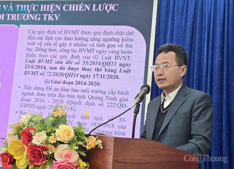 Ông Nguyễn Mạnh Chuyền - Phó Trưởng ban Môi trường TKV