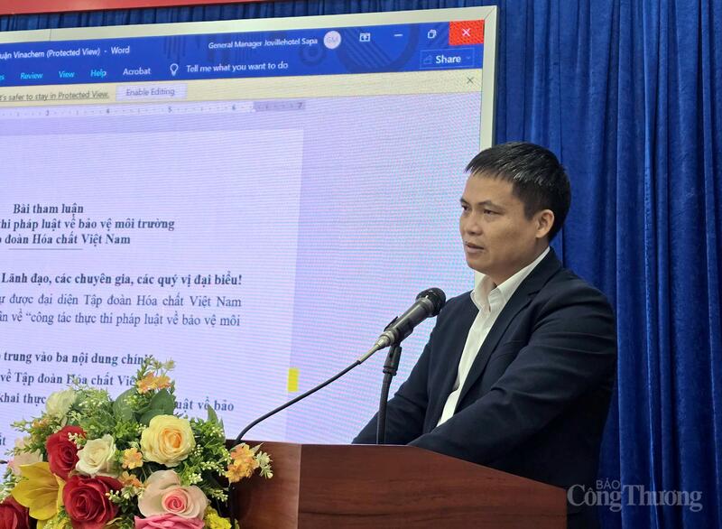 Ông Nguyễn Văn Đạt - Chuyên viên Ban Kỹ thuật, Vinachem