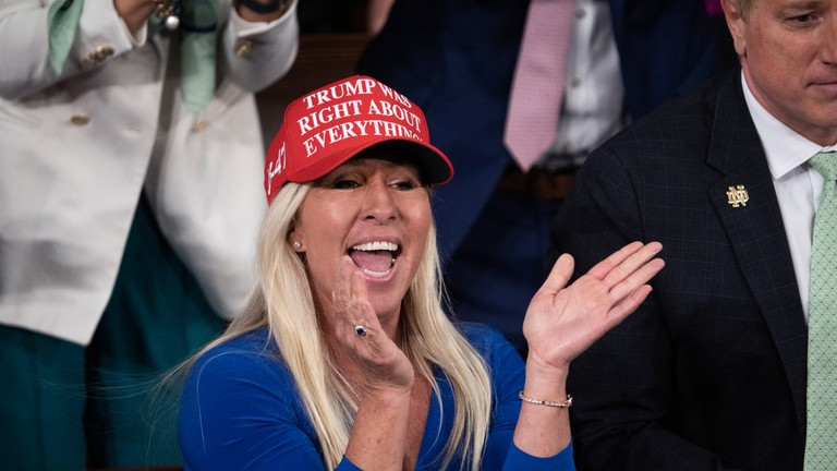 Nữ dân biểu Cộng hòa cánh hữu đến từ Georgia, Marjorie Taylor Greene.