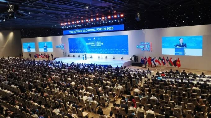 Toàn cảnh nơi diễn ra Diễn đàn Kinh tế mùa Thu năm 2025. Ảnh: M.H - A.V.