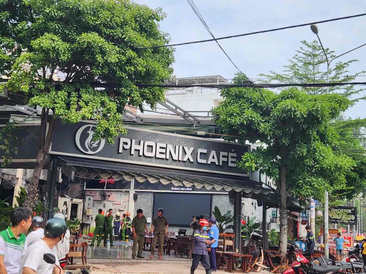 Vụ cháy không gây thiệt hại về người. Ảnh: Đông Hoàng