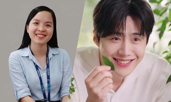 Fan Việt chi tiền đưa hình ảnh Kim Seon Ho lên bảng LED ở Liễu Giai