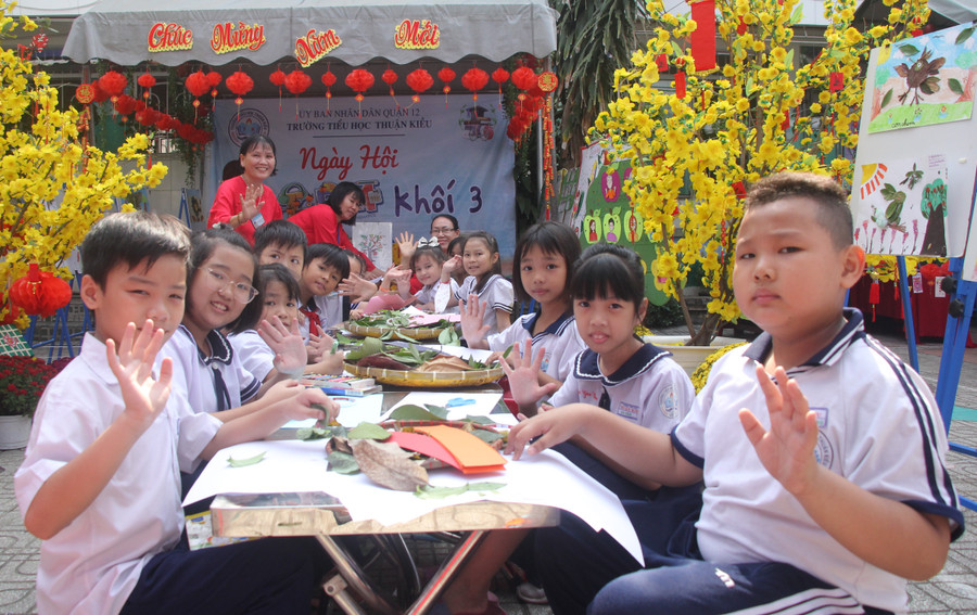 Hoạt động dịp Xuân 2025 của học sinh TPHCM.