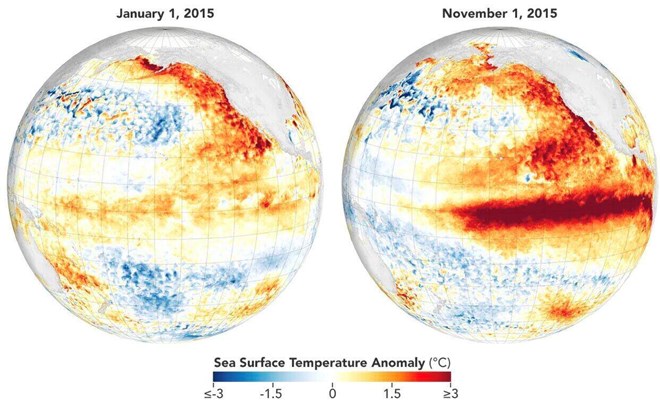 El Nino lộ diện khi La Nina ở giai đoạn cuối