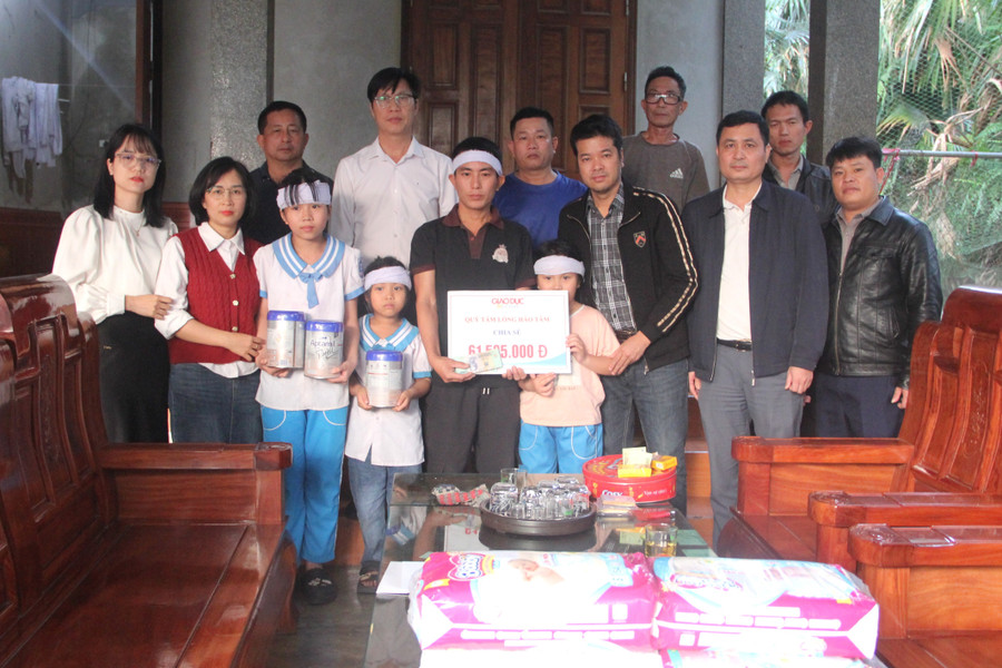 Nhiều sẻ chia từ các tấm lòng hảo tâm dành tới gia đình anh Đặng Công Trí.