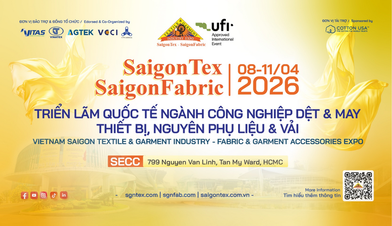 Các đơn vị bảo trợ và phối hợp đồng tổ chức: Liên đoàn Thương mại và Công nghiệp Việt Nam, Chi nhánh khu vực TP. Hồ Chí Minh; Hiệp hội Dệt may Việt Nam; Tập đoàn Dệt may Việt Nam; Hiệp hội Dệt may thời Trang TP. Hồ Chí Minh; CP Exhibition Ltd (Hong Kong); Công ty TNHH Tổ chức triển lãm CP Việt Nam.