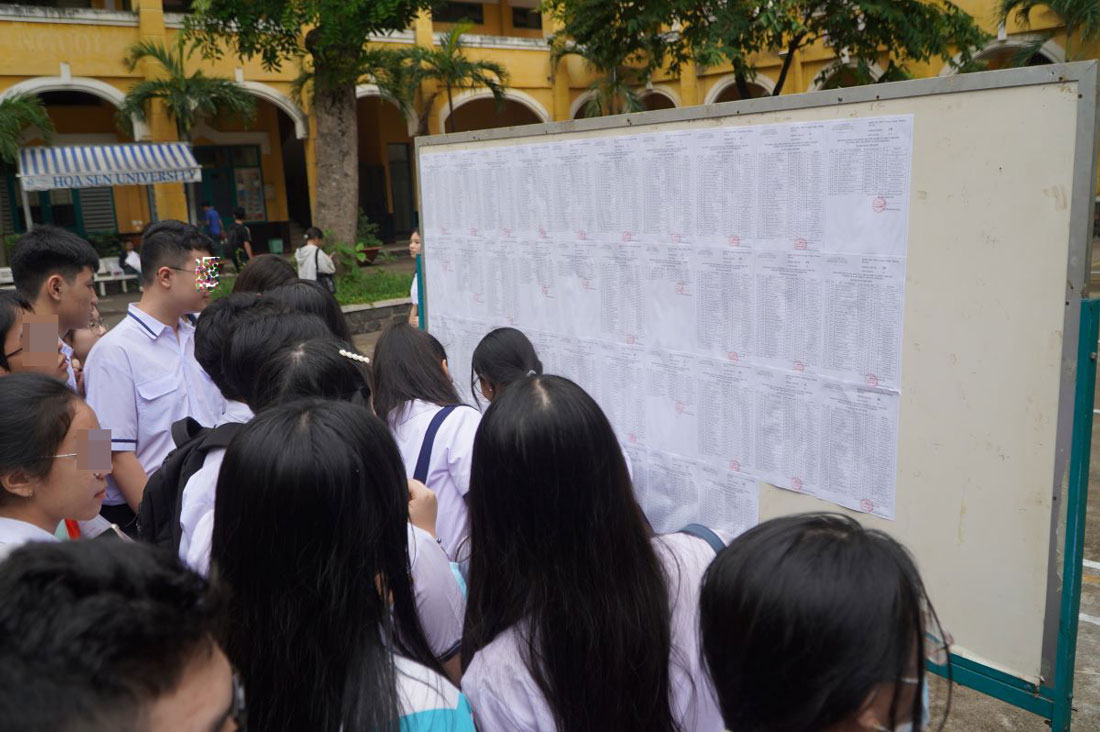 Kỳ thi tuyển sinh vào lớp 10 năm học 2026-2027 tại TPHCM diễn ra trong 2 ngày 1-2.6. Ảnh: Chân Phúc