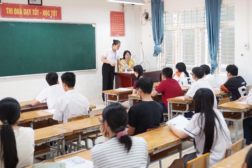 Thí sinh dự thi lớp 10 tại Hà Nội năm học 2026 - 2027. Ảnh: Tường Vân