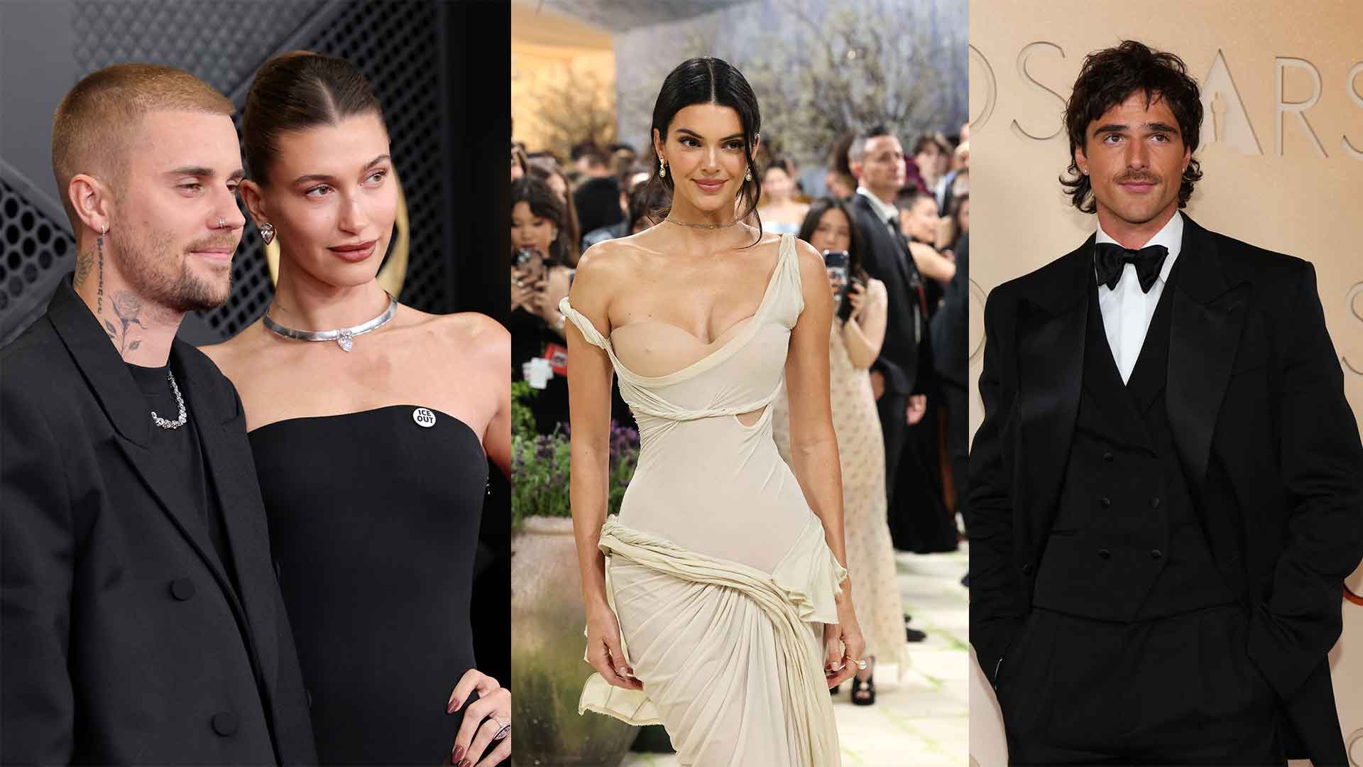 Vợ chồng Justin Bieber đã mai mối cho Kendall Jenner và Jacob Elordi sau buổi biểu diễn tại Coachella. Ảnh: AFP