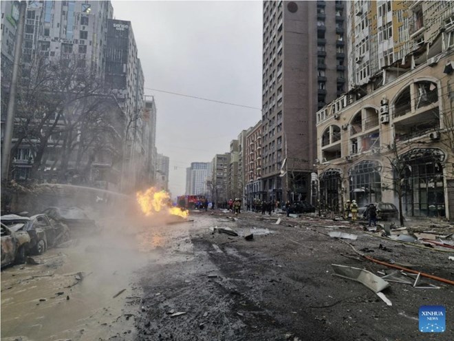 Thủ đô Ukraina hứng đòn không kích nặng nề sau cảnh báo của ông Zelensky