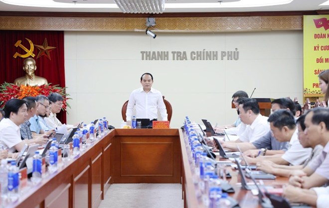 Thanh tra Chính phủ theo dõi, kiểm tra, đôn đốc việc xử lý sau thanh tra