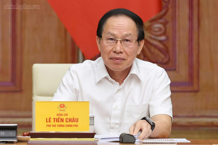 Phó Thủ tướng Lê Tiến Châu tham dự cuộc họp - Ảnh: chinhphu.vn/Nhật Bắc