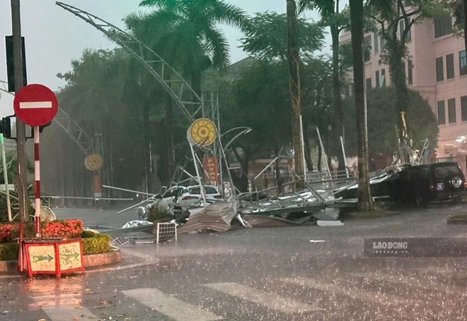 Thanh Hóa cảnh báo mưa rất to, dông lốc trong vài giờ tới